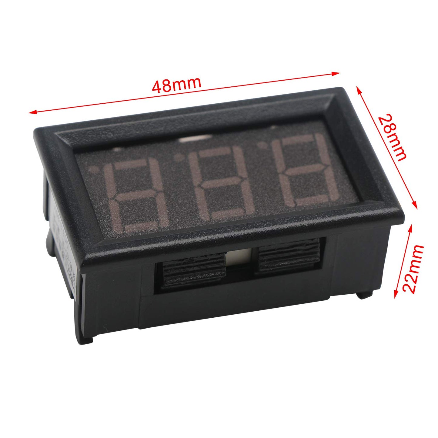 Digital voltmeter Red 30v Dc