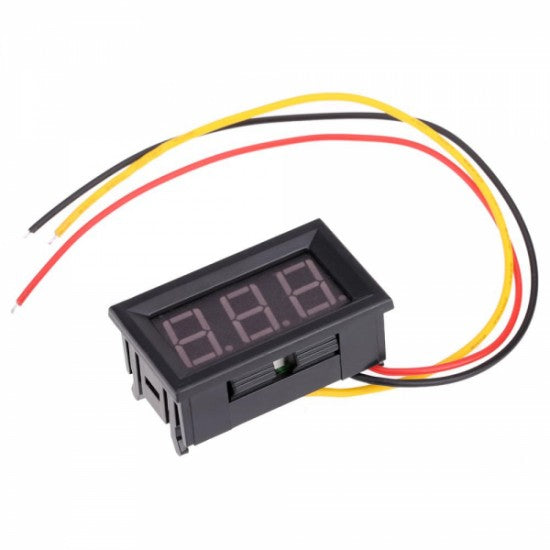 Digital voltmeter Red 30v Dc
