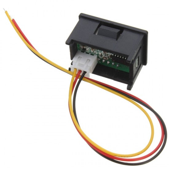 Digital voltmeter Red 30v Dc