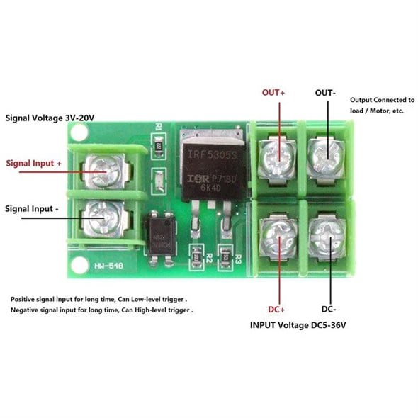 MOSFET DC Switch Broad