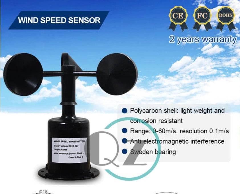 wind speed sensor anemometer analog