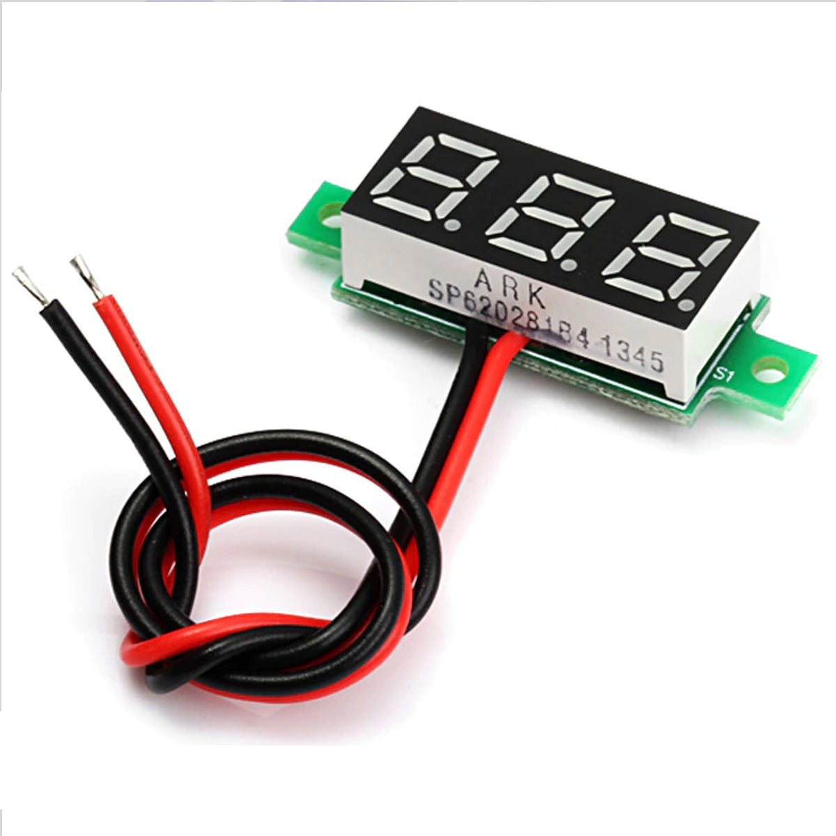 DC Voltmeter Red 4-30v dc red display