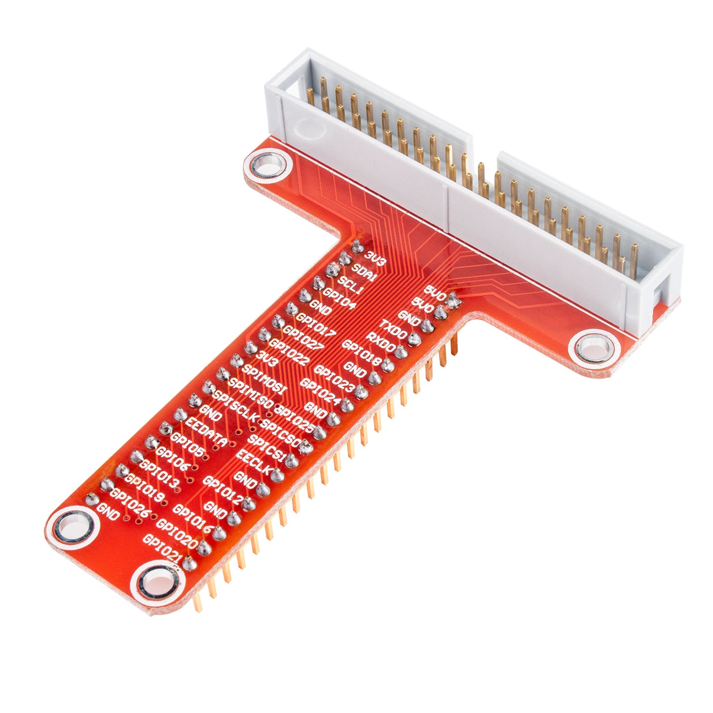 Red GPIO Extension Board for Raspberry Pi