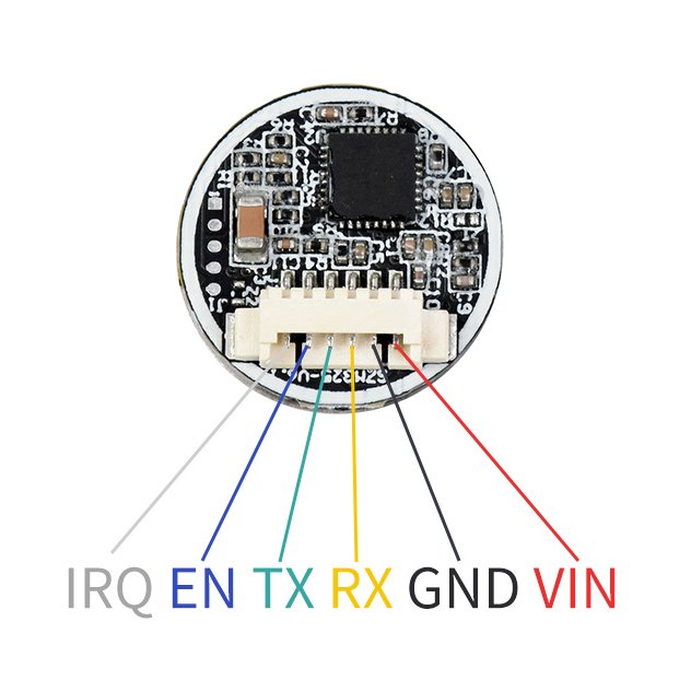 Round Capacitive Fingerprint Sensor