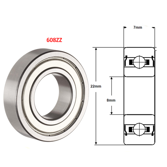 608ZZ Ball Bearing 8mm