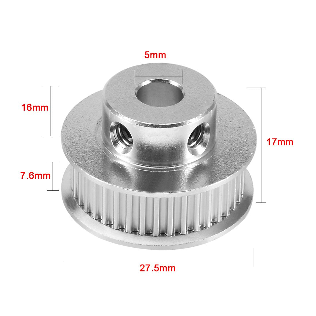 GT2-6mm Belt Width 40 teeth 5mm