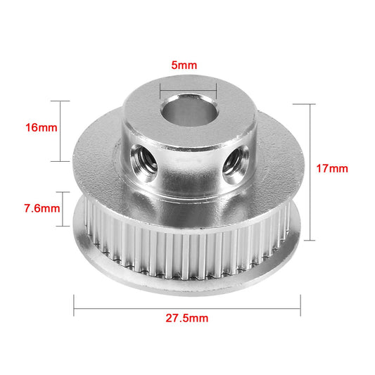 GT2-6mm Belt Width 40 teeth 5mm