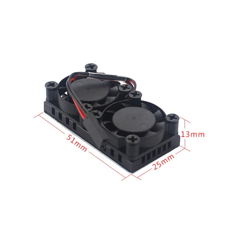 Double Fans for Raspberry PI