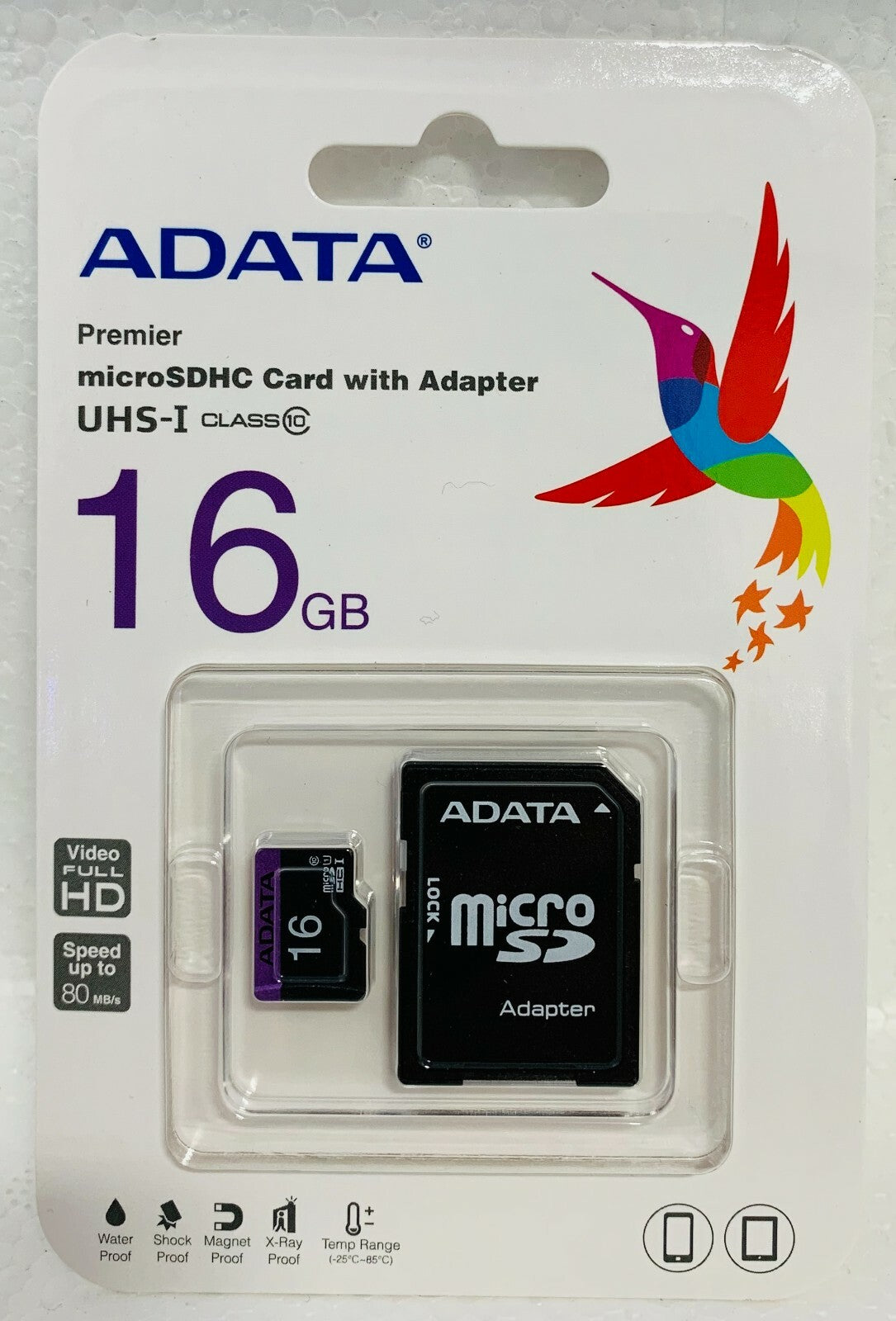 ADATA Premier Memory Card SD 5.1 with Adapter - 16GB