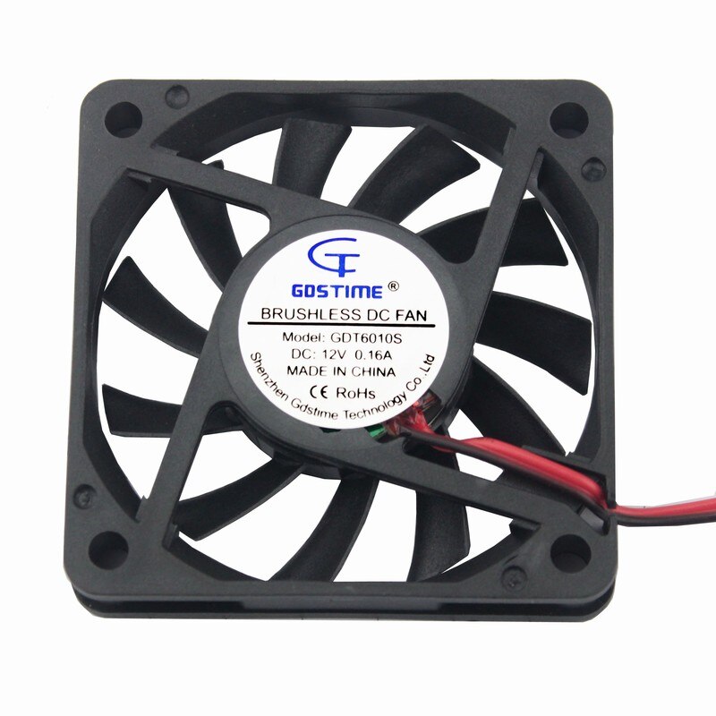 12V 60x60x10mm 6010 Brushless Cooling Fan
