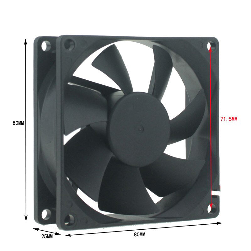 12v 80x80x25 Cooling Fan