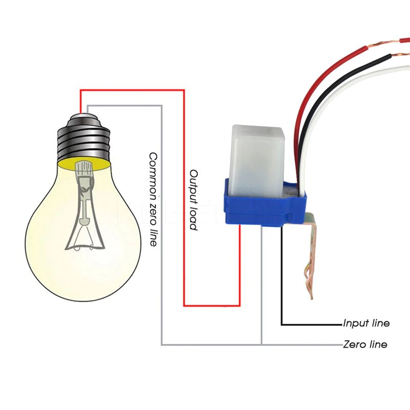 Photo Electric Switch Photocell 12v 10A