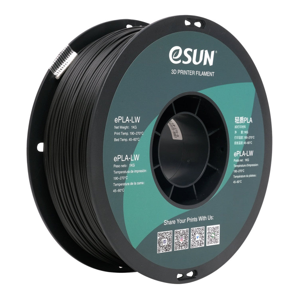 esun filament ePLA LW black 1.75mm 1kg