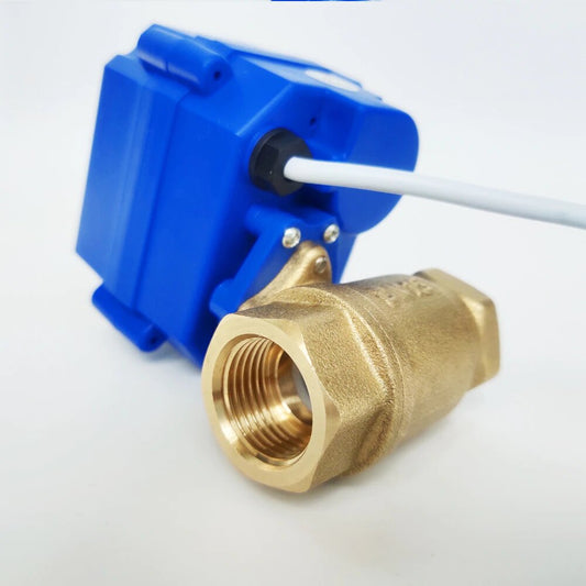 1/2" Ball Valve DC 12V Brass by dfrobot