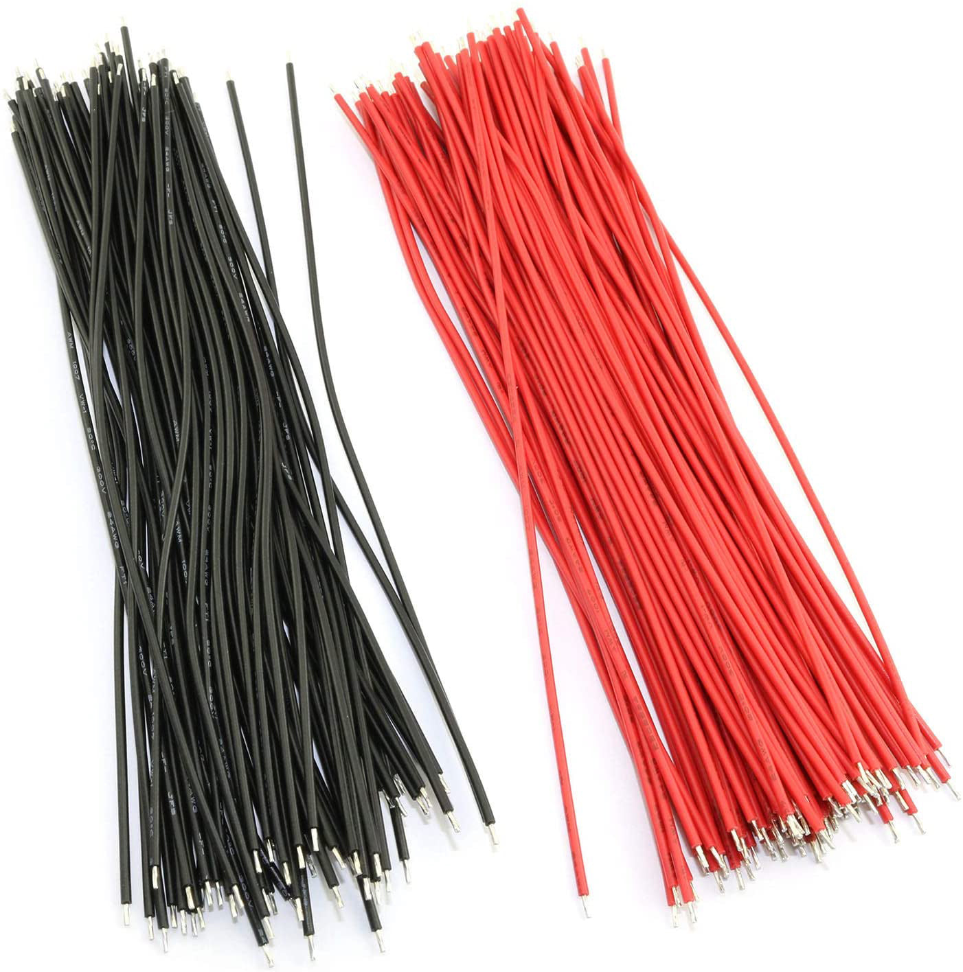 24AWG 15 سم أسود