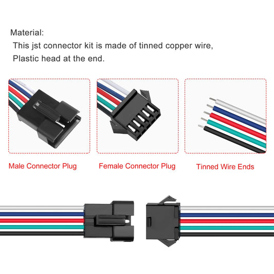connector 6 pin male female