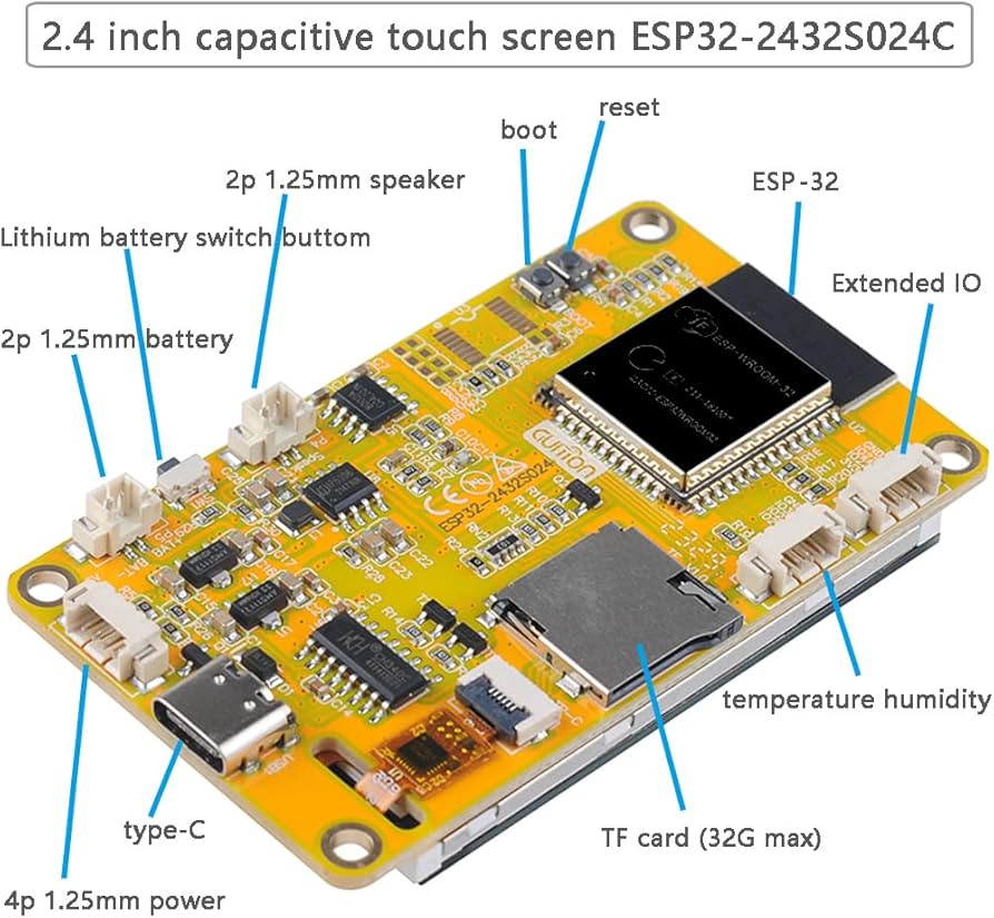 مجموعة تطوير esp32 cyd