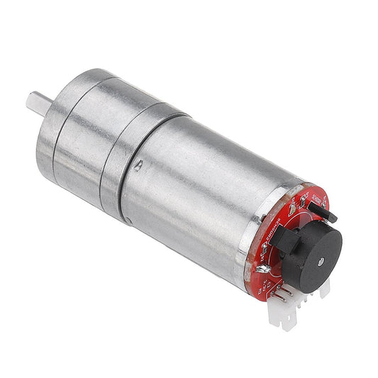 12V-600RPM JGA25-370 DC GEAR MOTOR with magnetic encoder