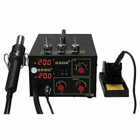 Hot Air Gun KADA 852D + 2 in 1 SMD Rework Station