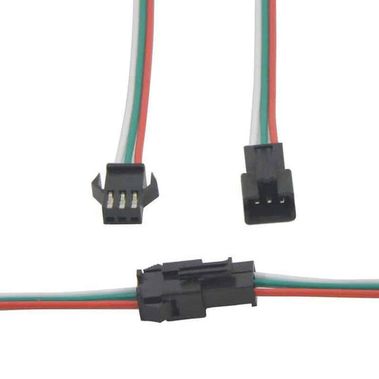 connector 3 pin male female