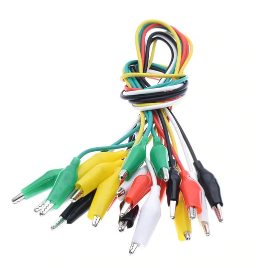 50cm Alligator wire Clips. 2p
