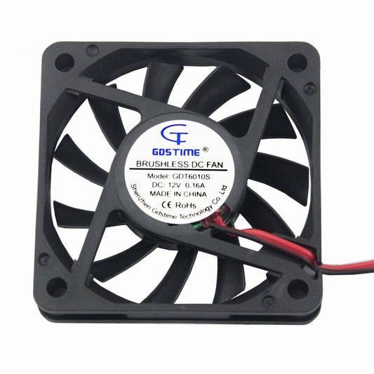 12V 60x60x10mm 6010 Brushless Cooling Fan