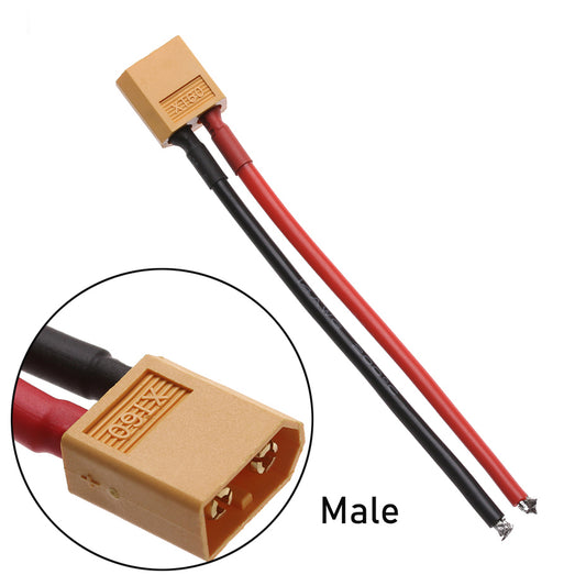 Male XT60 with 14AWG Cable Extension