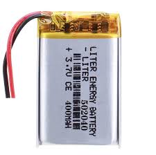 battery lithium 3.7v 400mA