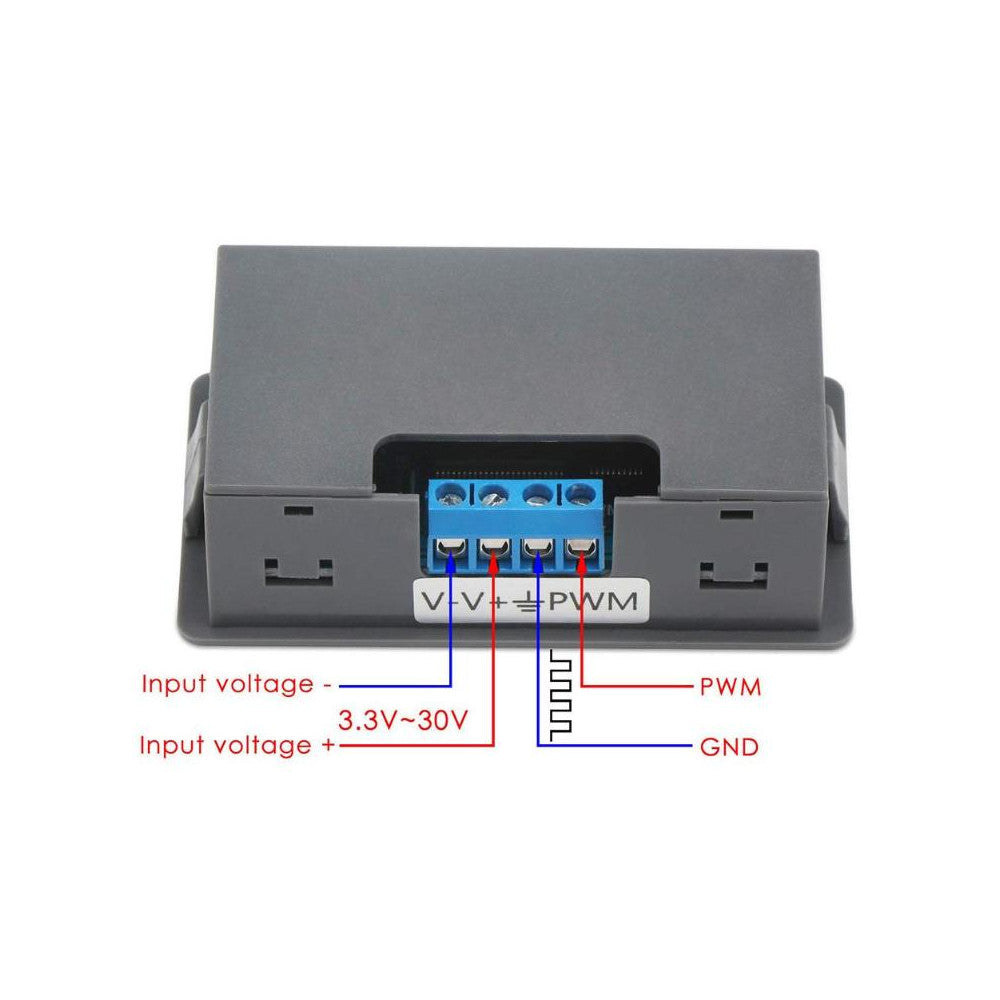 Digital Display PWM Frequency Duty Cycle Signal Generator with Case 1Hz-150Khz 3.3V-30V