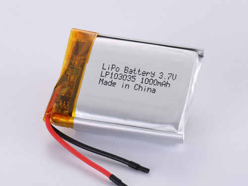 lipo battery lithium 3.7v 1000mA