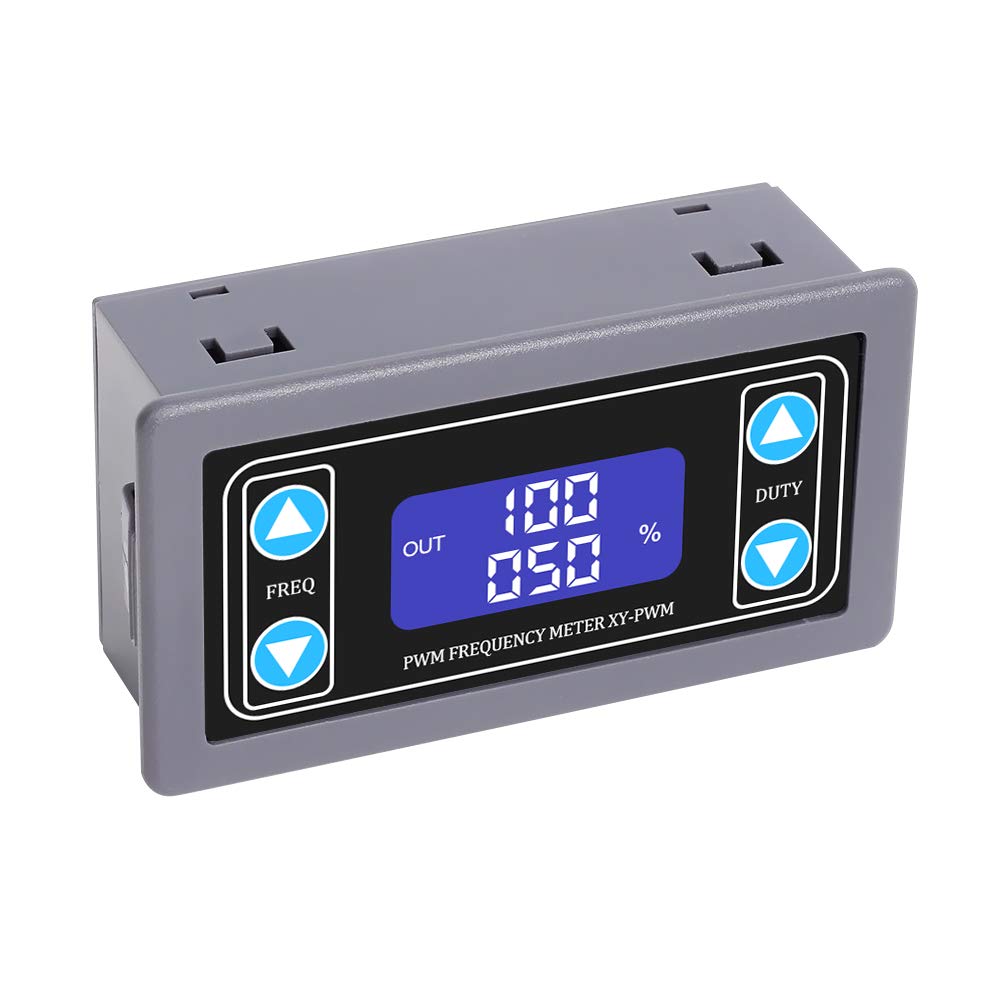 Digital Display PWM Frequency Duty Cycle Signal Generator with Case 1Hz-150Khz 3.3V-30V
