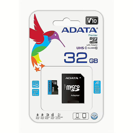 ADATA Premier Memory Card SD 5.1 with Adapter - 32GB